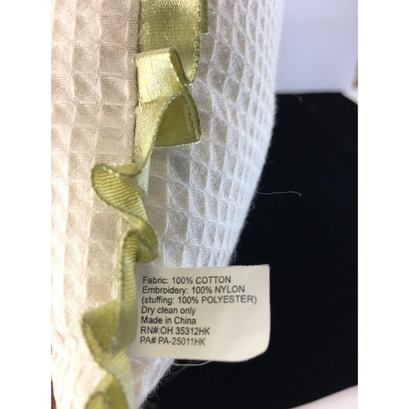 Embroidered Throw Pillows Hope Joy Faith Soft Trim Waffle Decor - Set of 3 - Picture 13 of 13